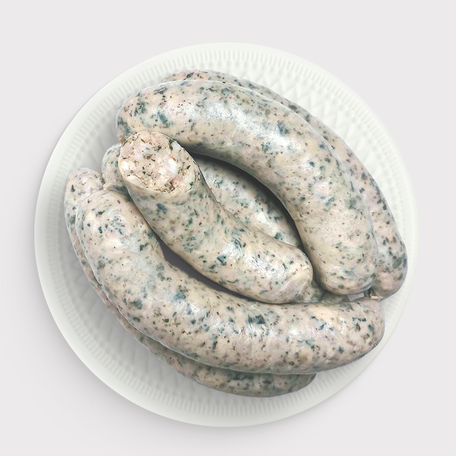 Kiełbasa biała z czosnkiem niedźwiedzim, 500 g