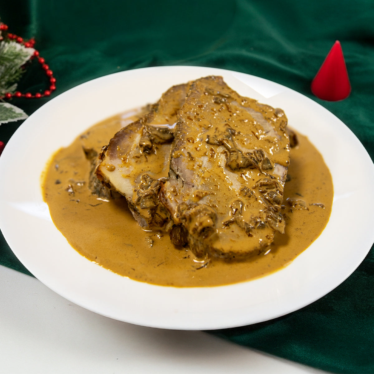 Karkówka w sosie grzybowym, 1 kg