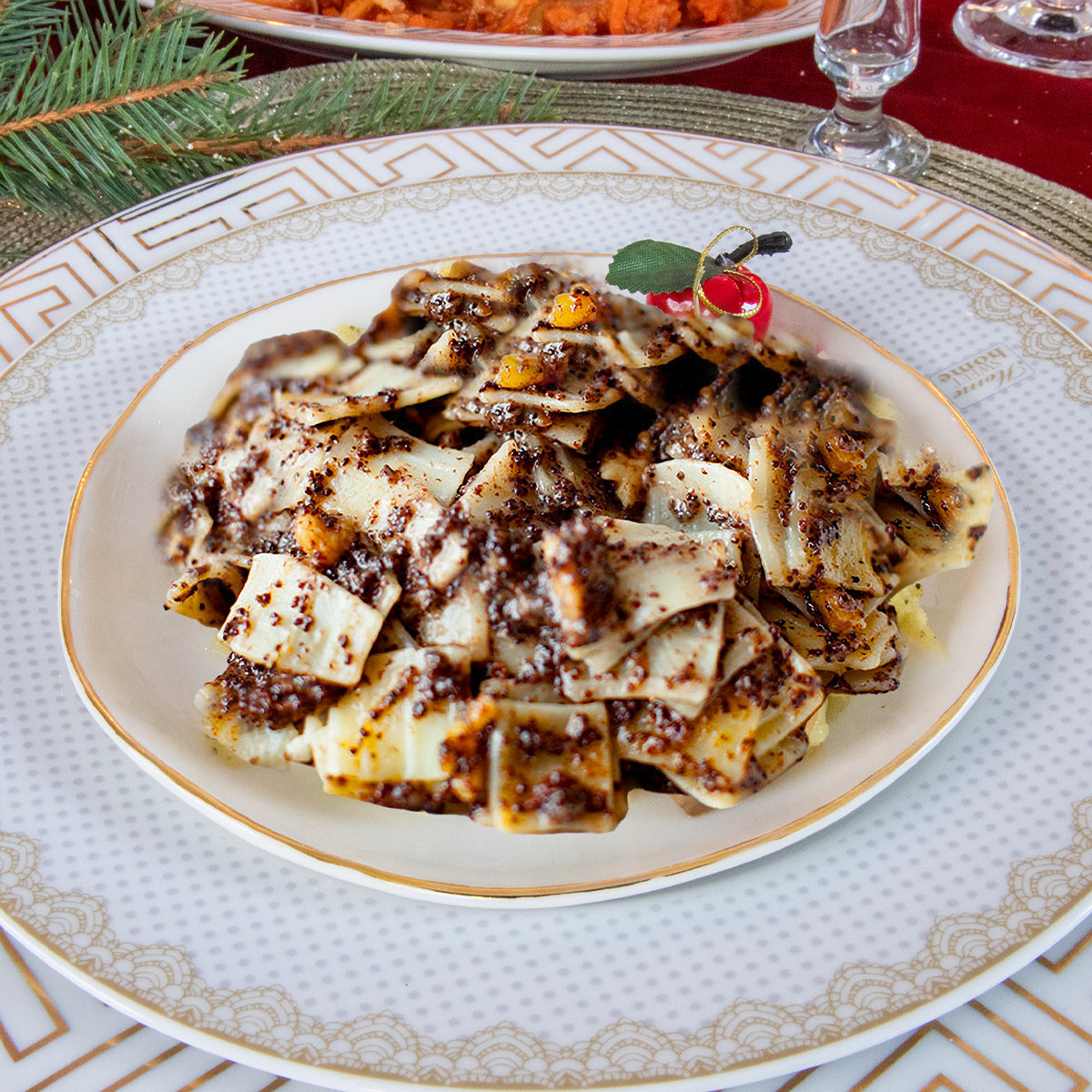 Łazanki z makiem i rodzynkami, 400 g