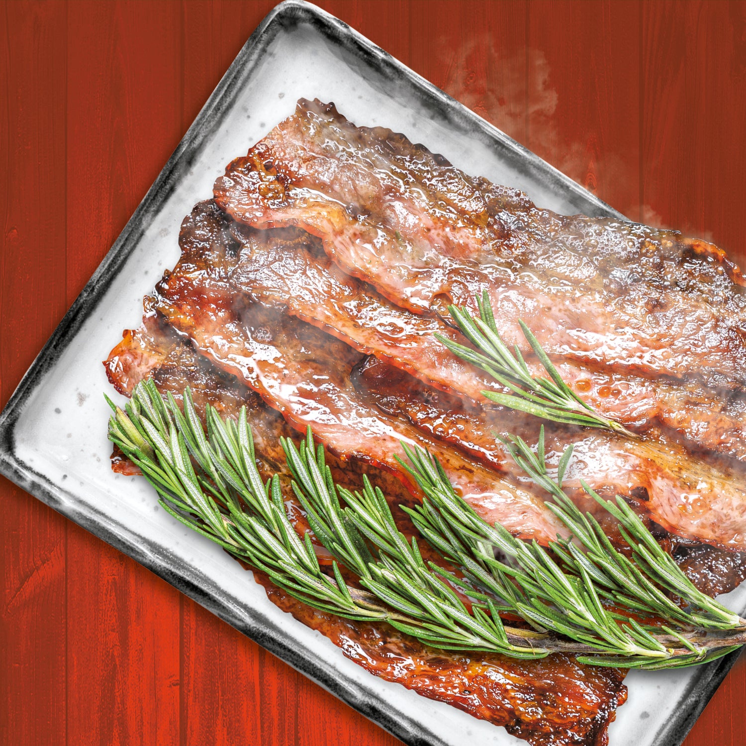 Boczek w plastrach w marynacie, 400 g