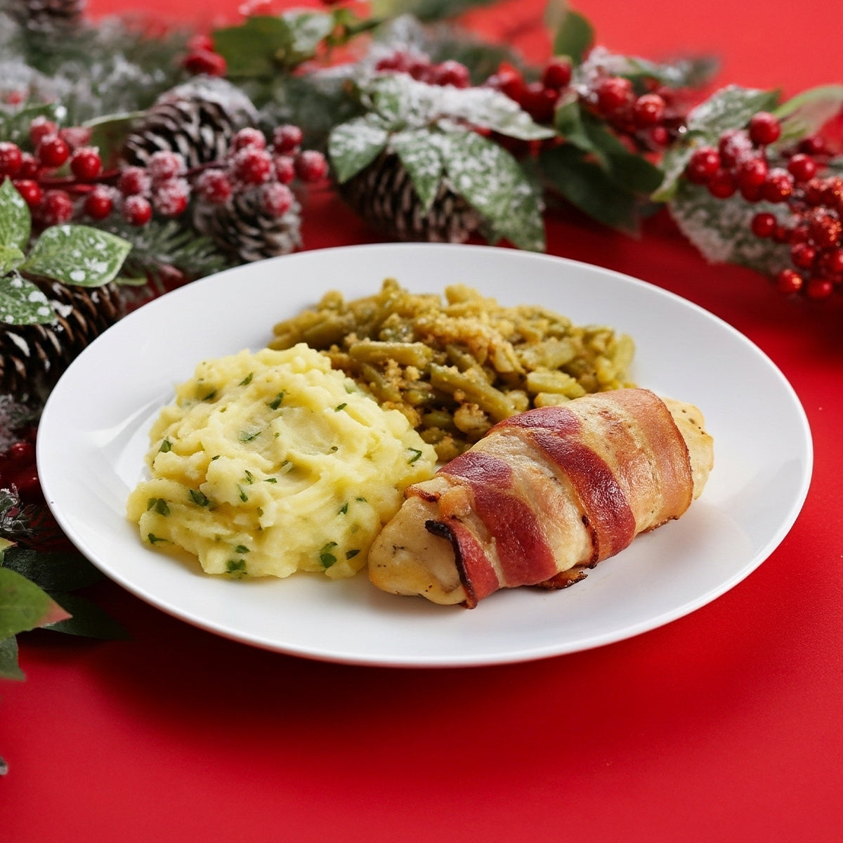 1 szt. Roladka ze śliwką zamknięta w boczku